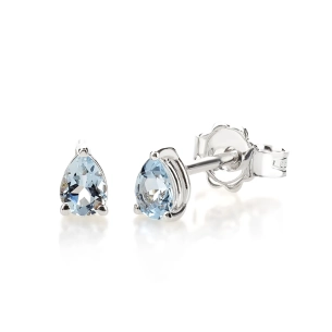 Boucles d'Oreilles AméthistesOr Blanc  2
