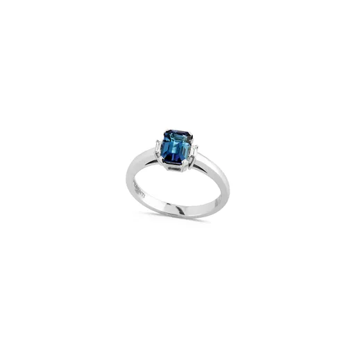 Bague Collection NAMIBIA avec Tourmaline de Namibie 1,02 carat et 2 Diamants