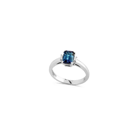 Bague Collection NAMIBIA avec Tourmaline de Namibie 1,02 carat et 2 Diamants