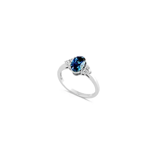 Bague Collection NAMIBIA avec Tourmaline de Namibie 1,11 carat et 6 Diamants