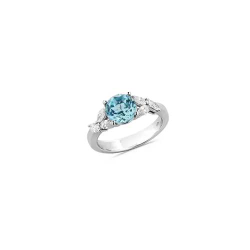 Bague Collection NAMIBIA avec Tourmaline de Namibie 1,90 carat et  6 Diamants