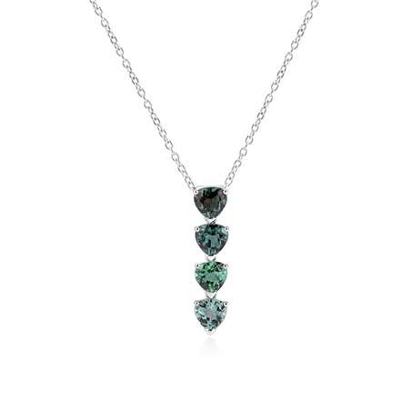 Collier 4 Tourmalines Vertes Dégradées 3.04ct